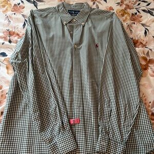 Ralph Lauren Green Casual Button Down Shirt
